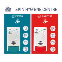 Deb Stoko Skin Hygiene Centre, 2-Step Wash/Sanitise