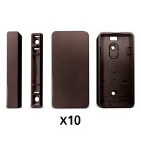 Risco x78 slim contact housing in brown, pack of 10