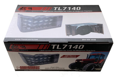 Tiger Lights - LED Headlamp Case Magnum RH