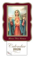 Calendar/Post Card Size/S.Heart of Mary   (96210)