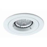 Ansell Twistlock IP65 GU10 Downlight Matt White | LV1002.0370
