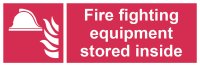 Fire Equipment Stored Inside