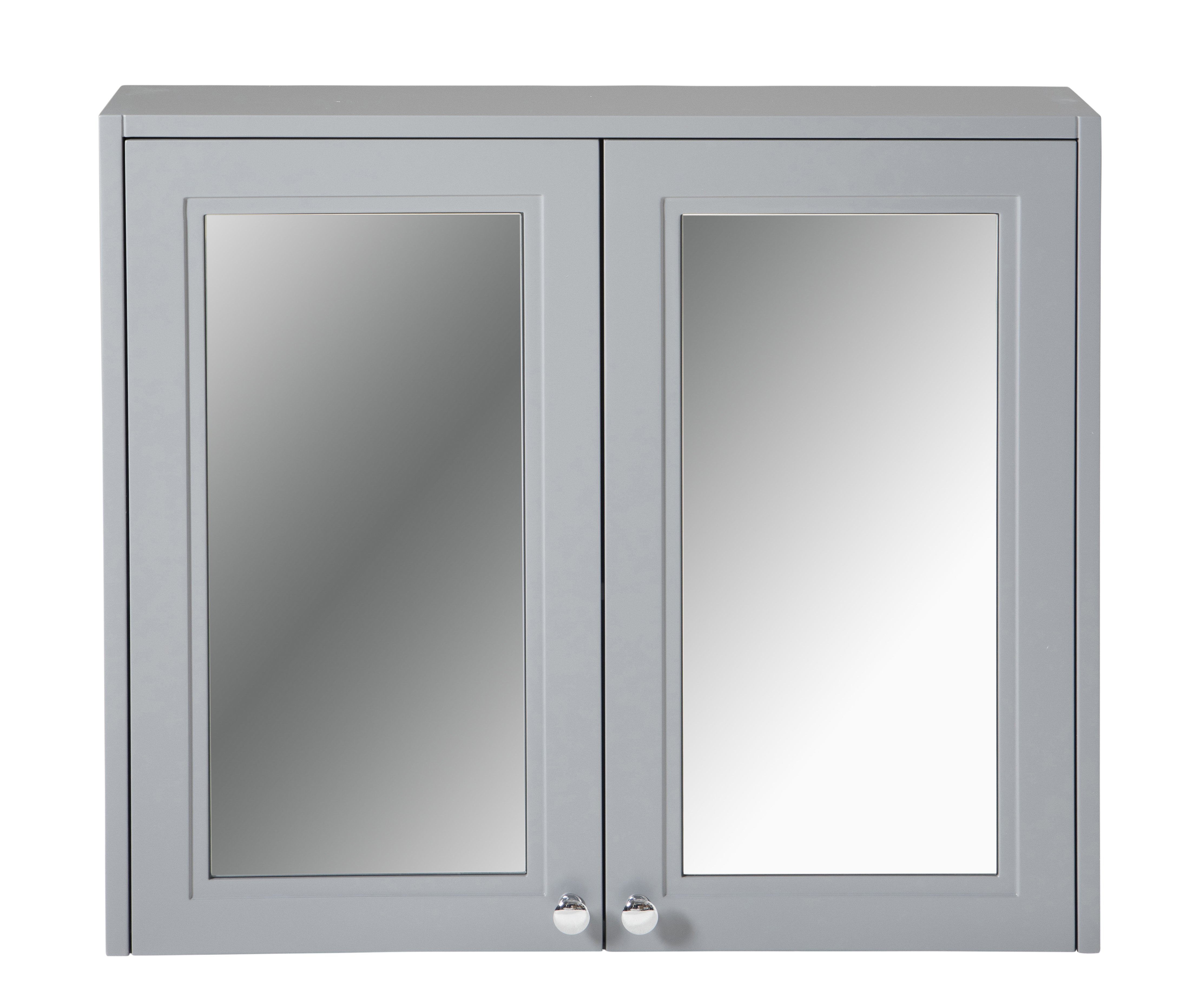 MERRION 900mm MIRROR CABINET SLATE GREY.