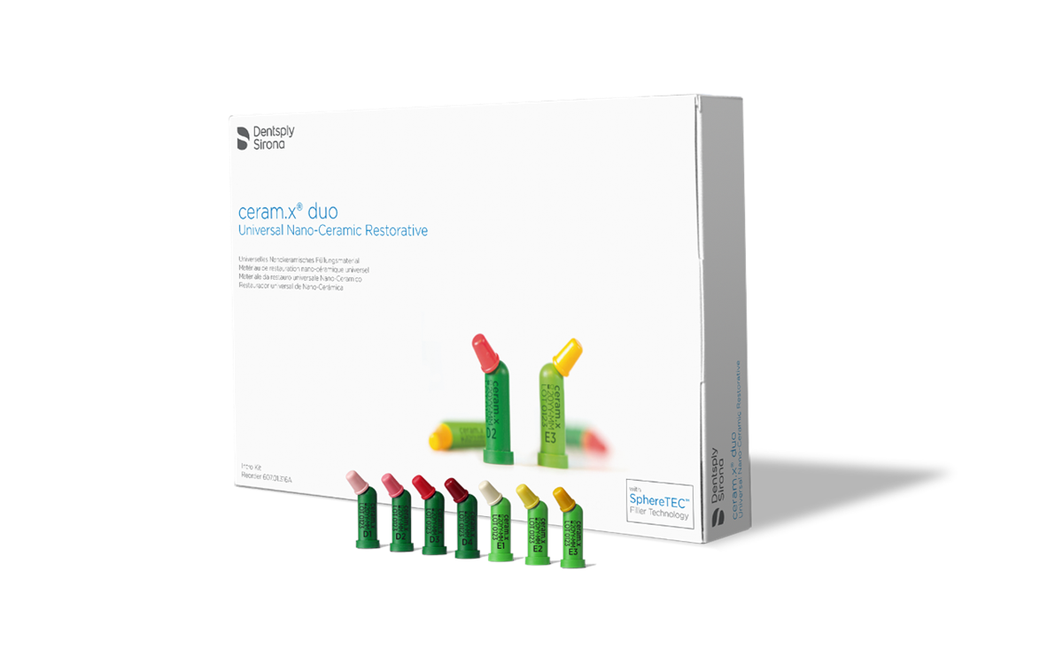 Dentsply Sirona Ceram X Duo Caps - 16pk E2 - DMI Dental Supplies Ireland - Next Day Delivery