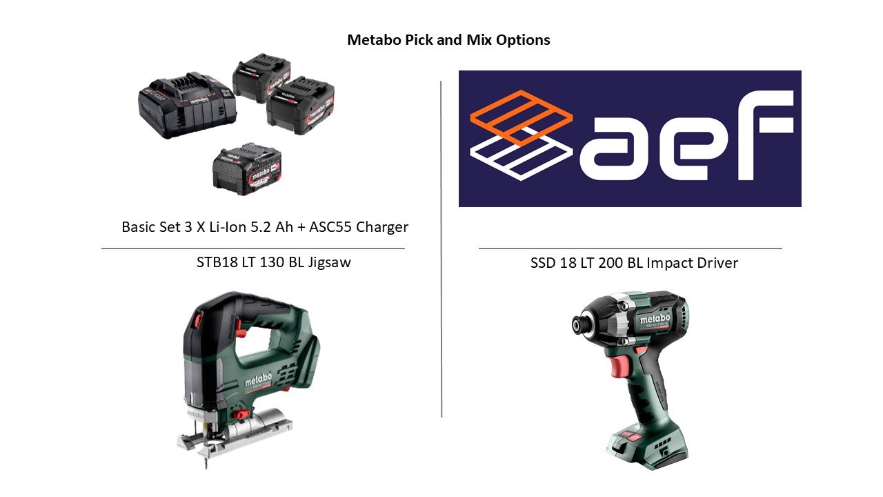 Metabo Pick and Mix, STB18LT130BL+ SSD18LT200BL 520057