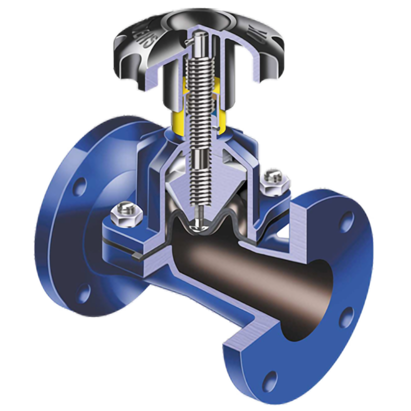 Saunders KB 65mm Flanged ASME 125 HRL Body