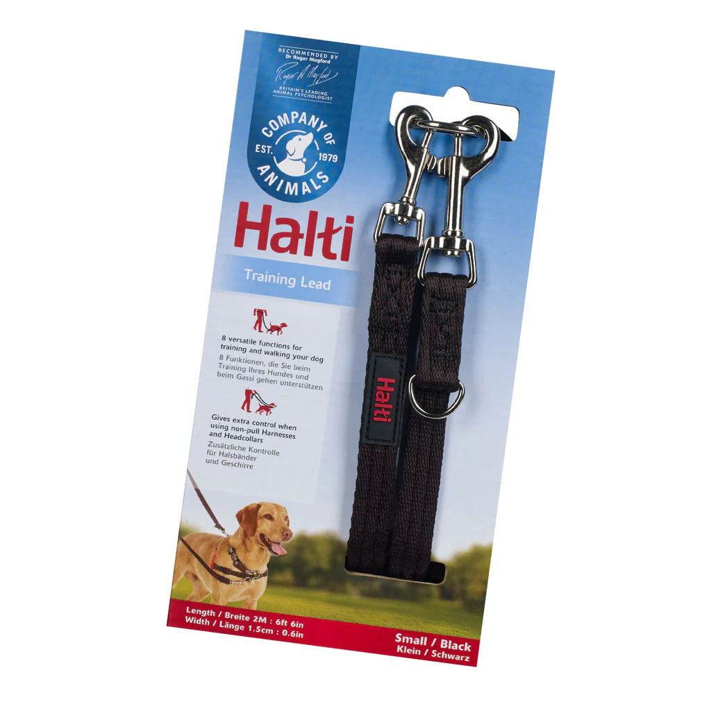 Company Of Animals Halti Training Lead Black Small 14130ZG1