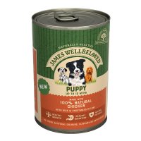James Wellbeloved Puppy Chicken Rice and Vegetable in Loaf Can 12x400g