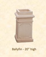 Ballyfin Square Buff Chimney Pot 500mm (To Order)