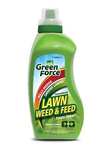 HYGEIA GREENFORCE LAWN WEED & FEED LIQUID 1 LTR