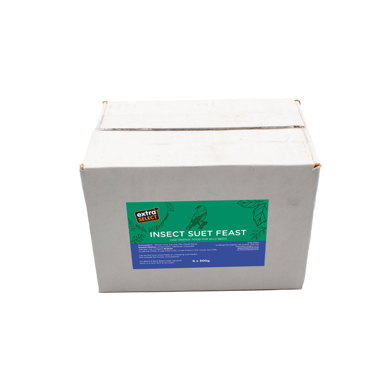 Extra Select Insect Suet Blocks 6x300g