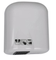 WHITE AUTOMATIC 1600W HAND DRYER