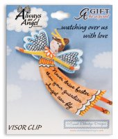 Artmetal Angel Car Visor/Never Drive Faster   (72829)