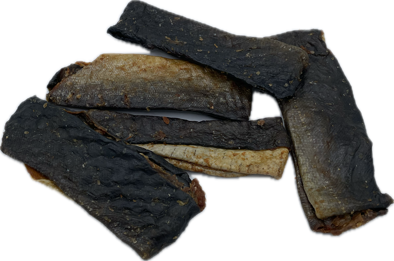 K9 Chew Co. Salmon Skin Flatties 1kg (approx. 50pc)