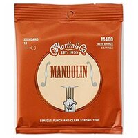 Martin M400 Standard Mandolin Strings with Loop 10-34 (80/20 Bronze)