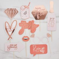 Hen Party Photo Booth Props - Pack of 10