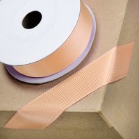Grosgrain Ribbon Peach - 38mm x 10m