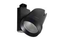 TRAM 25W LED track spot, dimmable, IP20, Black, 4000K