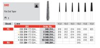 Edenta Diamond Flat End Taper Extra Fine Bur Size 010