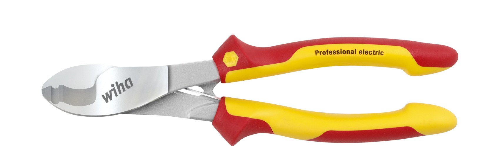 WIHA 43662 - Professional electric cable cutter with switchable opening spring