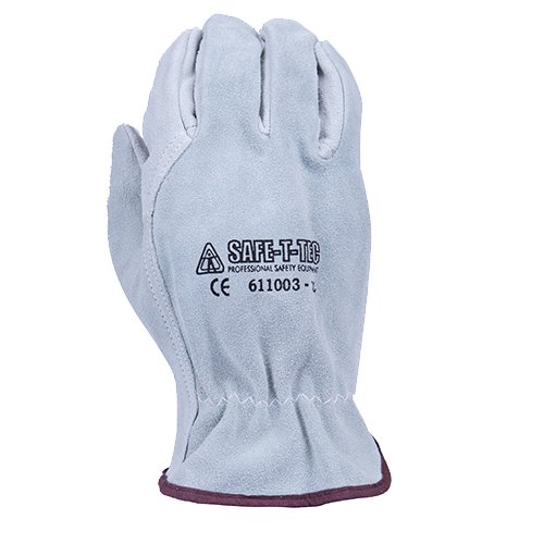 Drivers Glove, Split Cow Leather, Wing Thumb