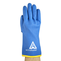Ansell ActivArmr&reg; Waterproof Industrial PVC Gloves, Blue
