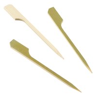 Bamboo Gun Shaped Paddle Skewers 9cm/3.5" pack of 100