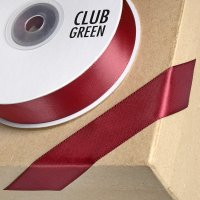 Double Sided Satin Ribbon Dark Burgundy - 3mm x 25m