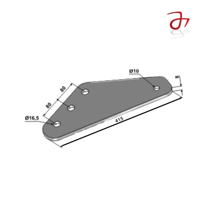 Support Bracket Knife for Abbey/Peecon