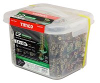 Timco C2 Strong-Fix Premium Pozi Screws 5x100mm Large Tub 800