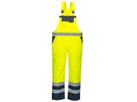 S488 Hi-Visibility Bib & Brace Yellow/Navy