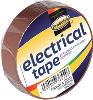 ELECTBRO20 19MM X 20M BROWN INSULATING TAPE X 10