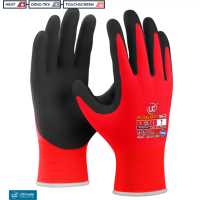 Ultimate Industrial Adept&reg; 360, Microfoam Palm Coated Glove, Red