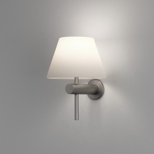 ROMA WALL LIGHT MATT NICKEL IP44