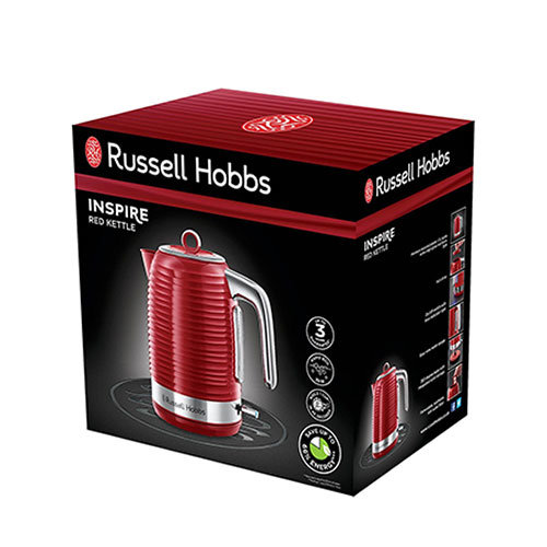 Buy Russell Hobbs Inspire Red Kettle online Tadhg O'Connor ltd