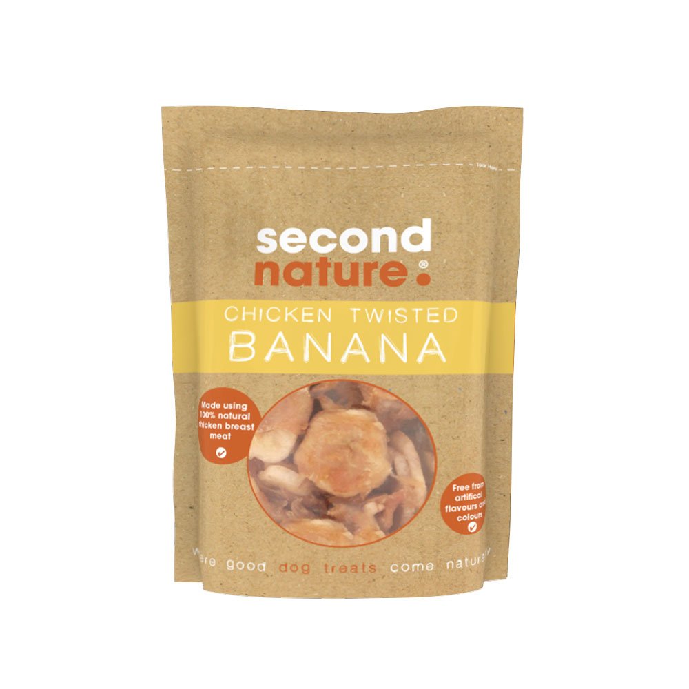 Second Nature Chicken Twisted Banana 12x85g