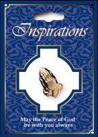 Brooch - Gilt - Praying Hands   (1745)