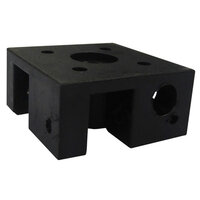 Prostage Black Plastic Cube