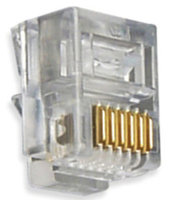 CAT5 Networking Accesories TS66 RJ12 6 Pin Crimp Plug