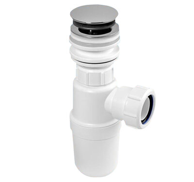 Mcalpine All in One Fast Fix Basin Clicker Waste & Trap Solution Bottle Trap