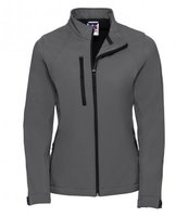 J140F Ladies Grey Russell Softshell Jacket