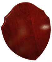 350mm (14'') Veneered Shield with Strut