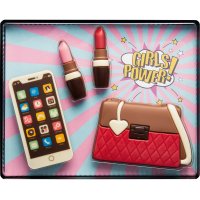 Decorated hollow milk chocolate Girl Power gift set - 245 x 195mm 5x135g