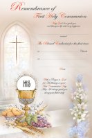 Communion Certificate/Symbolic   (C58215)