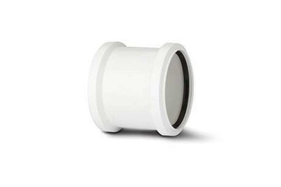 Polypipe SH44W 110MM Soil Double Socket White