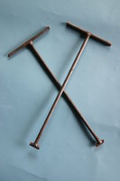 Manhole Lifting Keys for Galvanised Covers T-Shaped Head - Pair