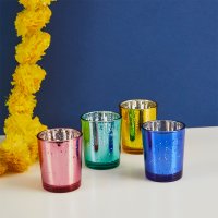 Assorted Glass Candle Holders