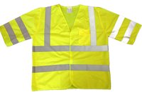 CCC Hi-Visibility Short Sleeve Vest Class 3 Yellow