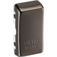 NEXUS BLACK NICKEL ROCKER CAP MARKED MICROWAVE