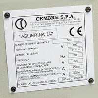 Self Adhesive Panel Plate, 25x80mm, Yellow